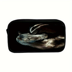 3D Horse Pencil Bag Student Stationery Men Women Office Storage