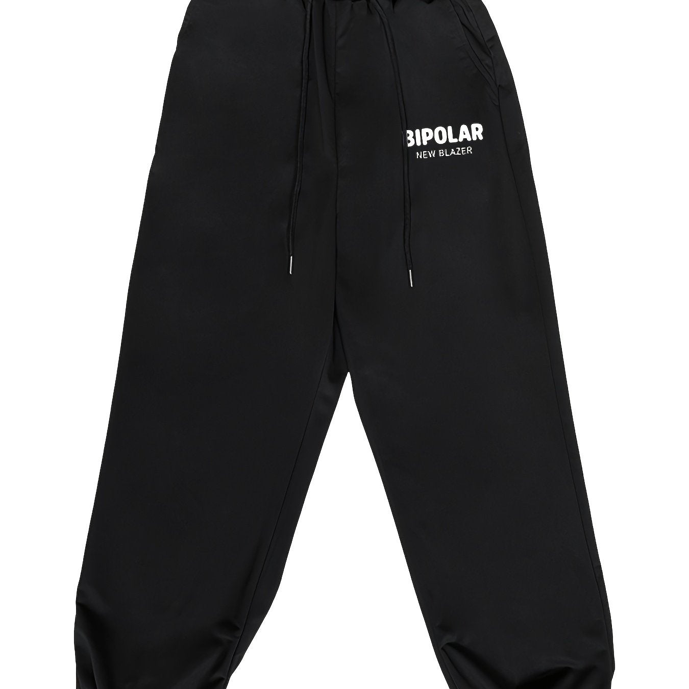 Men s Letter Print Pocket Drawstring Sweatpants
