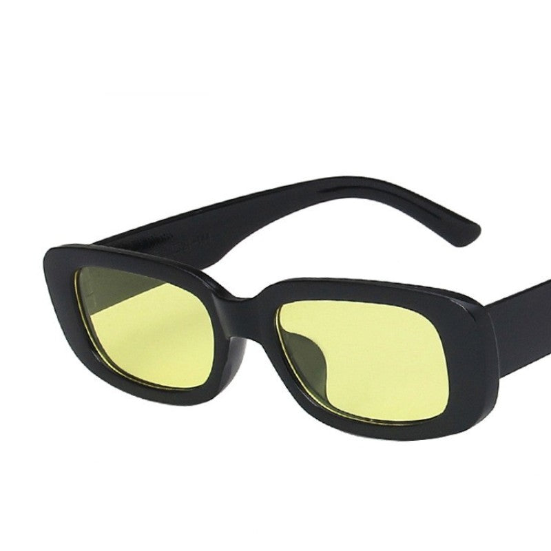 Retro Rectangle Sunglasses Small Square Sun Glasses UV Protection