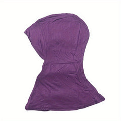 Solid Hijab Neck Cover Women Undercap Underscarf Turban Inner Caps