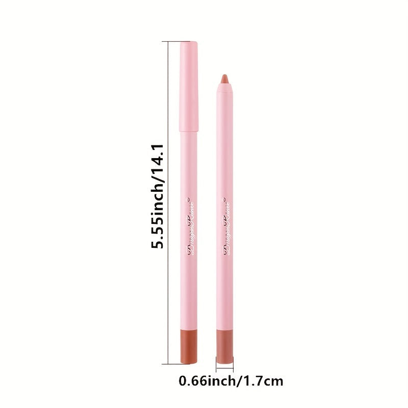 12 Matte Long lasting Lipstick Pen Waterproof Non fading Lipliner Soft Texture