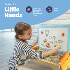 Bluey 102D Creation Station 2-in-1 Magnetic Whiteboard & Lap Tray for Kids