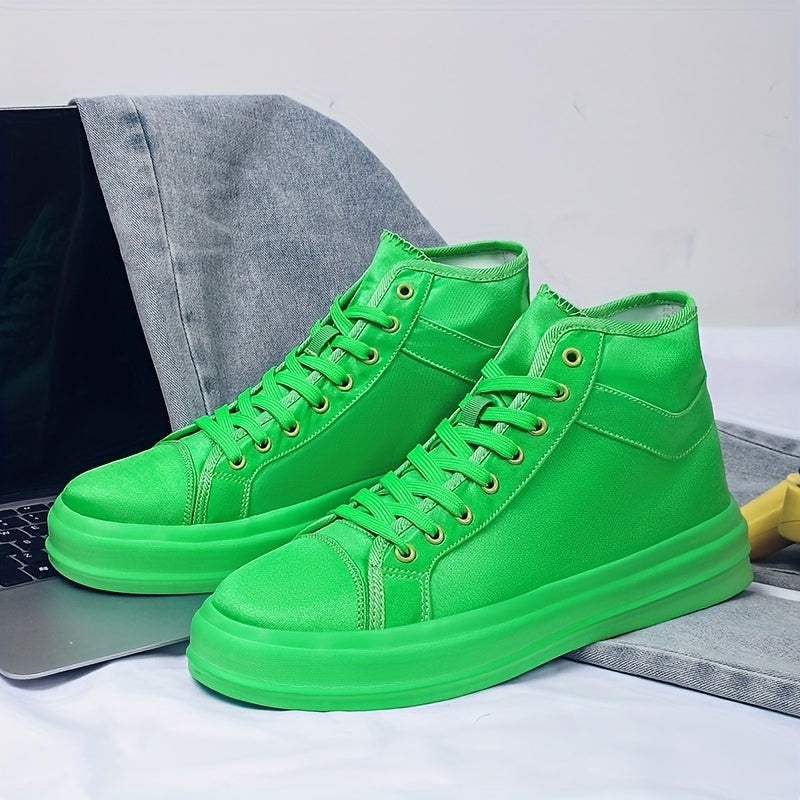 Men's High Top Canvas Skate Shoes Non Slip Sneakers