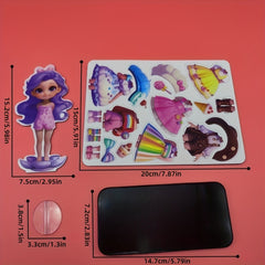 Magnetic Princess Dress Up Sticker Set Girls' Dress up Toy Christmas Halloween