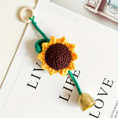 Summer Sunflower Wind Chime Car Charm - Romantic Birthday Gift