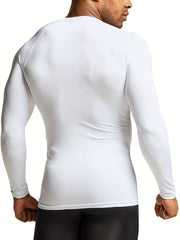 3 Pcs Men's Thermal Compression Shirts Winter Base Layer Top