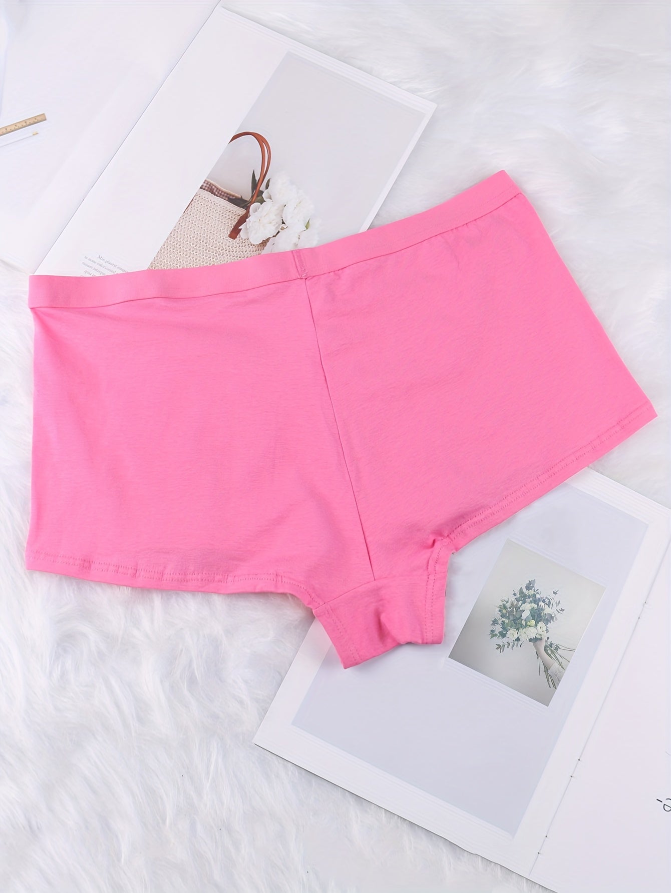 3 Pack Plus Size Boyshorts Underwear Set
