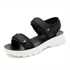Women's Platform Sandals Hook & Loop Summer Shoes Comfortable Open Toe Sandals