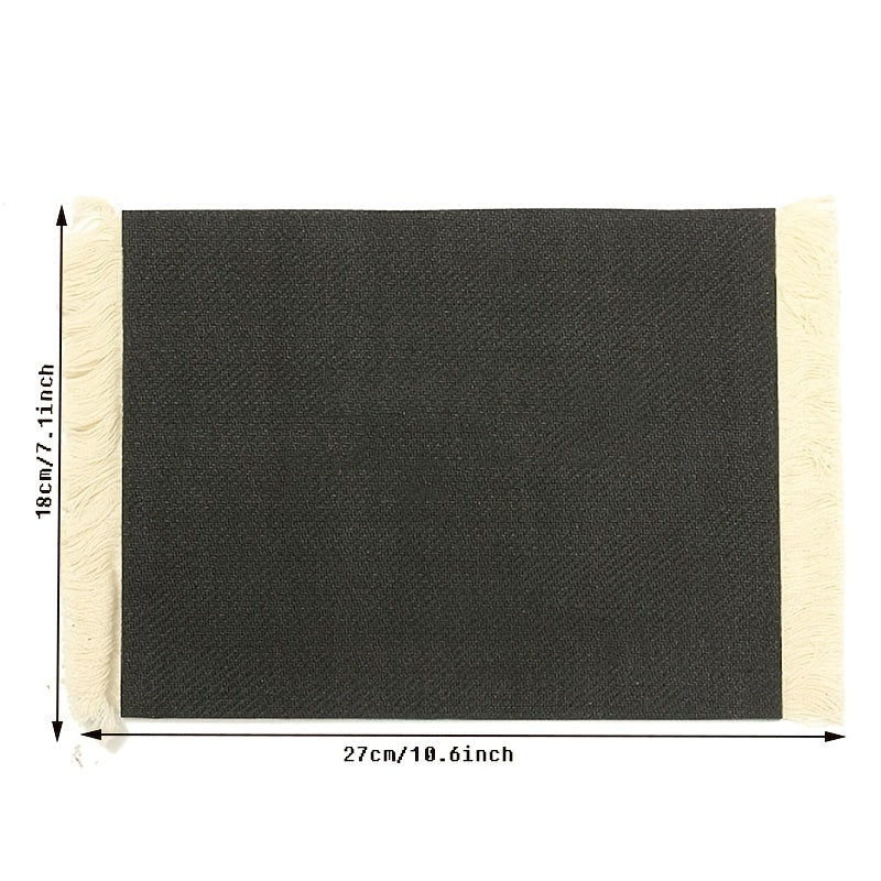 Rectangular Persian Mini Rug Woven Rug Mouse Pad Carpet Tassel Mat