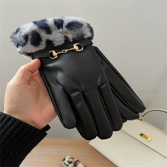 Windproof Cycling Gloves Touch Screen Warm Thickened Gloves