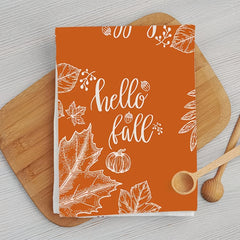 Fall Series Hand Towel Thanksgiving Pumpkin Turkey Kitchen Decor
