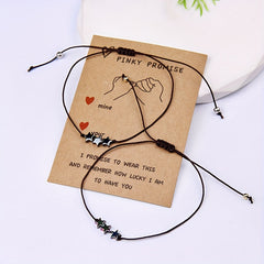 Adjustable Star Bracelet Couple Relationship Bracelet Couple Friendship Gift