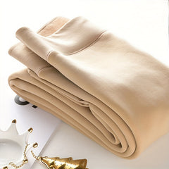 Plush Lined Tights Opaque High Waist Leggings Women's Stockings