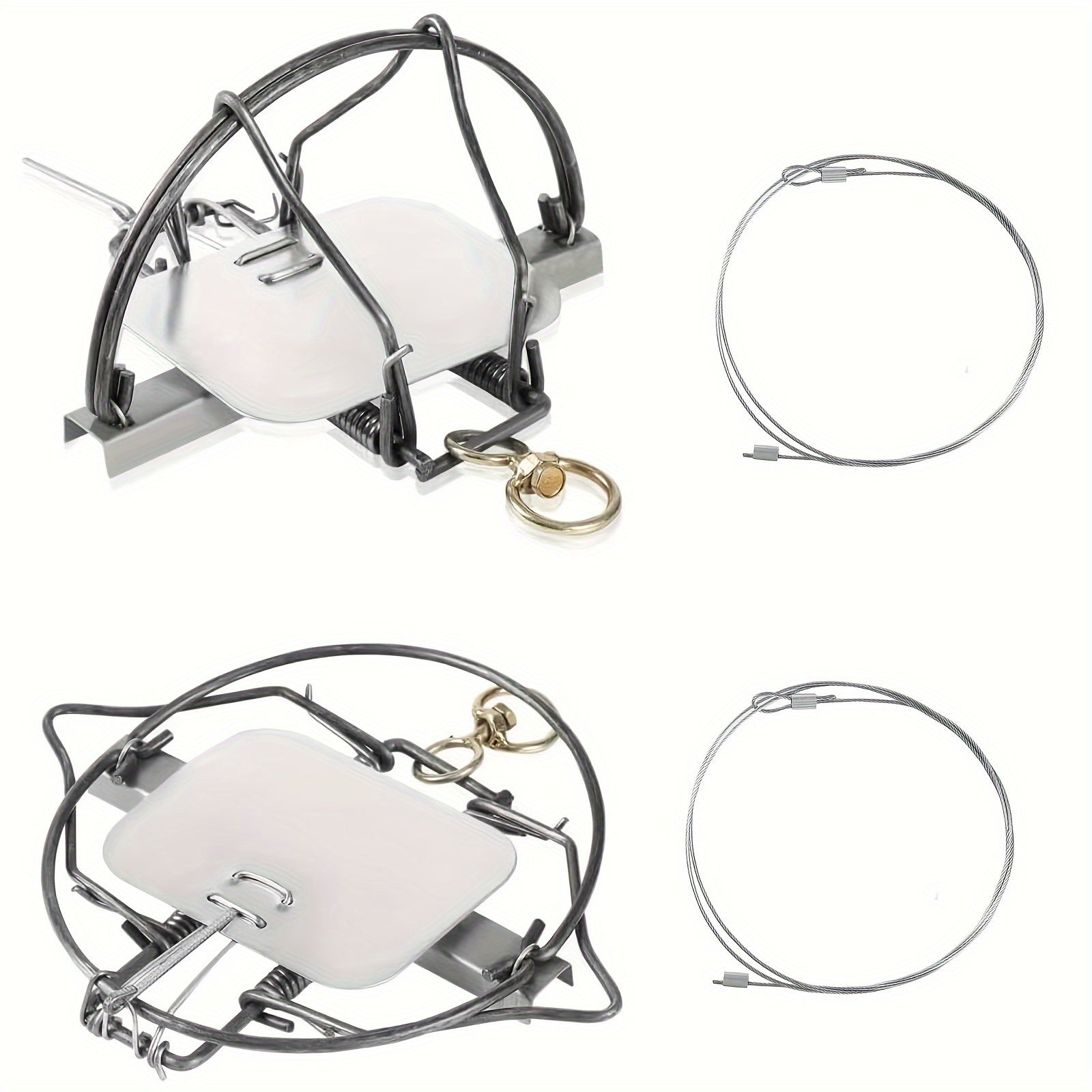 2 Pack Spring Traps - Outdoor and Home Use