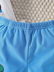 Boys' Block Swim Suit Raglan Short Sleeve T Shirt & Shorts Set