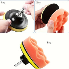 11-Piece Boat Cleaning Tools Kit - Car Scratch Removal & Polishing