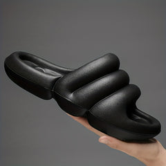 Men's Non Slip Platform Slides Soft Sole Cloud Slides for Indoor Outdoor