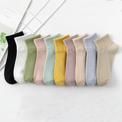 10 Pairs Women's Candy Socks Low Cut Ankle Sock Pack