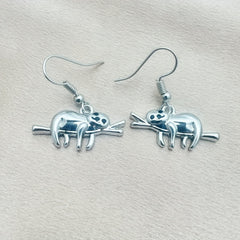 Sloth Earrings Small Animal Cartilage Stud Earrings Jewelry