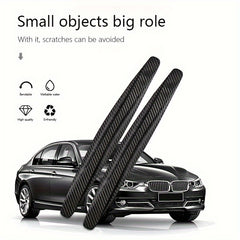 Car Bumper Carbon Fiber Anti collision Strip Front Lip Scratch Protection