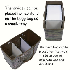 Beach Bag Divider Tray Reusable Plastic Divider for Travel Tote Handbag