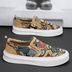 Men's Breathable Slip On Loafer Shoes Lightweight Non slip Shoes