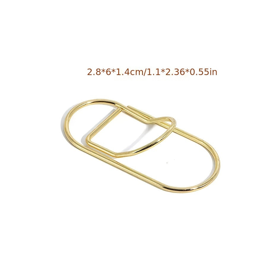 5pcs Metal Pen Clip Notebook Accessory Paper Clip Pen Holder