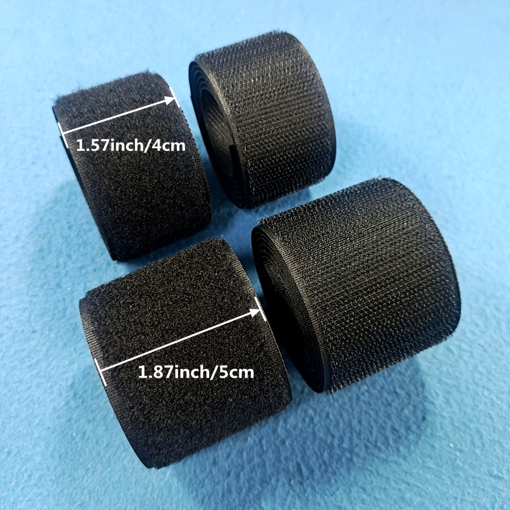 Nylon Sew On Hook Loop Tape Non Adhesive Fastener Set for Bags Clothes