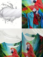 Men's Parrot Graphic T Shirt Stylish 3D Print Comfy Tee Top