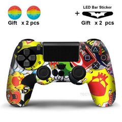 PS4 Controller Skin Camo Pattern Silicone Case Soft Rubber Cover