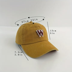 Vintage Washed Distressed Baseball Cap Unisex Dad Hat