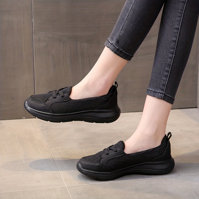 Women's Lace-up Slip On Walking Shoes Low Outdoor Casual Sneakers