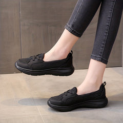 Women's Lace-up Slip On Walking Shoes Low Outdoor Casual Sneakers