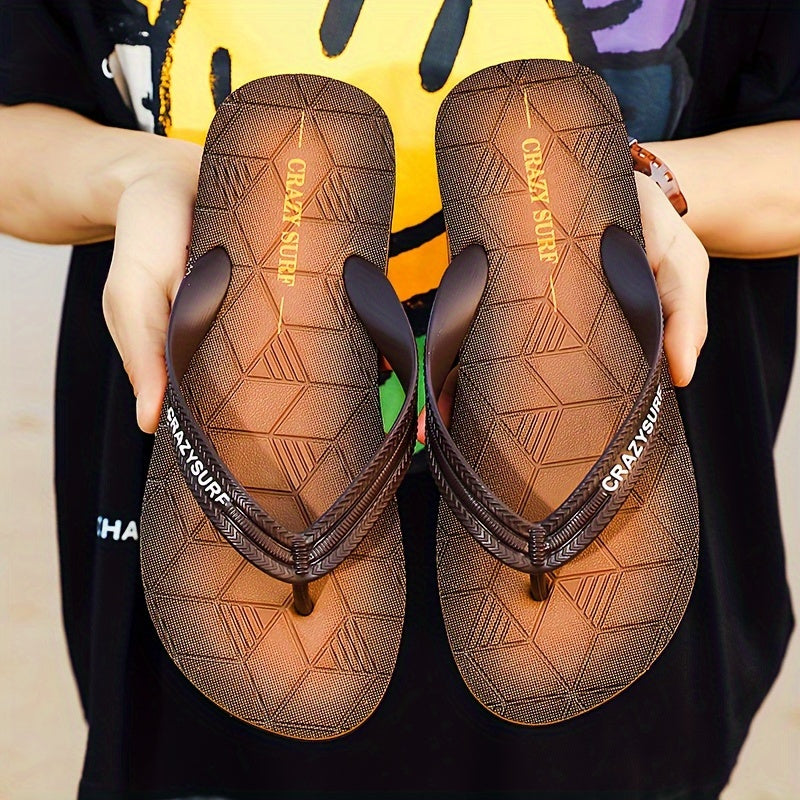 Men's Lightweight Beach Flip Flops Non-Slip Slippers