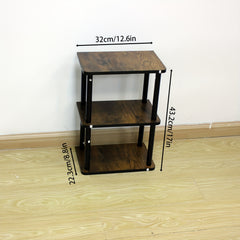 Bamboo Desk Organizer Adjustable Storage Shelf Modern Book Shelf
