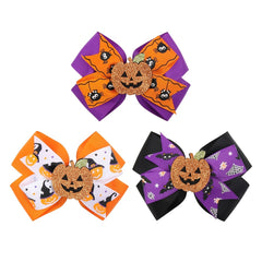 Halloween Hair Clips Pumpkin Witch Hat Hairpin for Kids