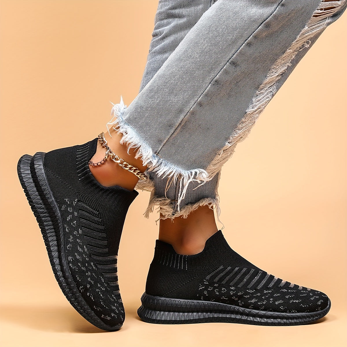 Women's Mesh Tennis Sports Shoes Lightweight Non Slip Travel Walking