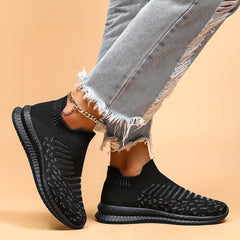 Women's Mesh Tennis Sports Shoes Lightweight Non Slip Travel Walking