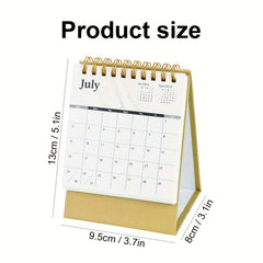 Marble Pattern Desk Calendar Mini Desktop Calendar