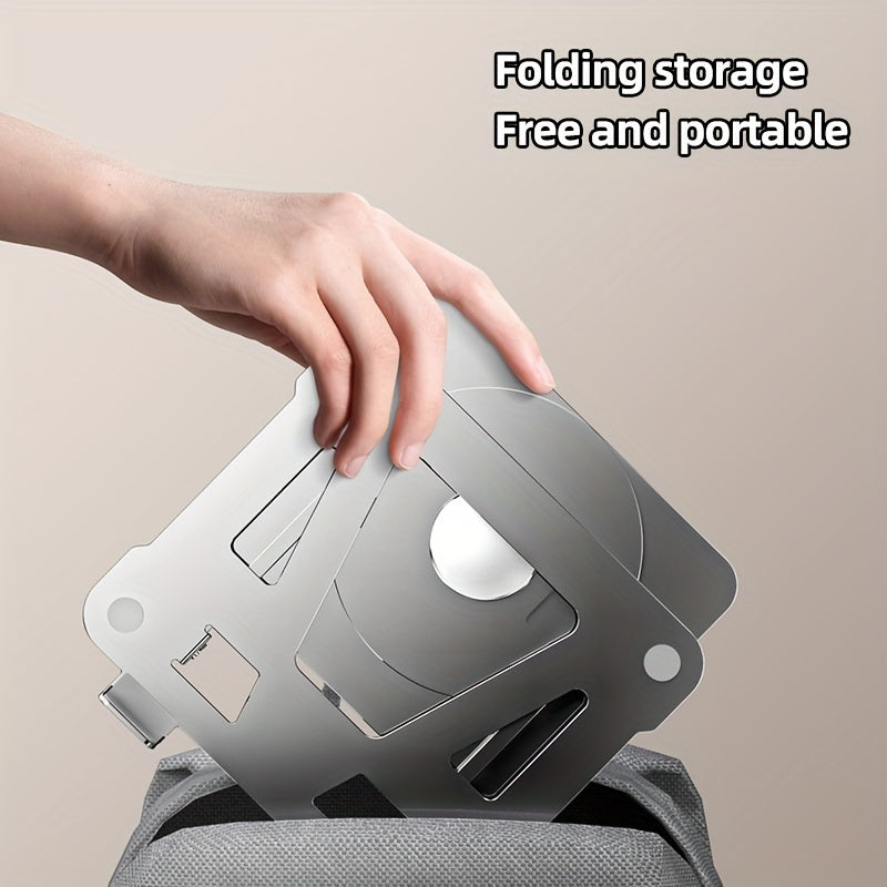 360 Degree Rotating Laptop Stand Aluminum Alloy Desk Compatible Air Pro