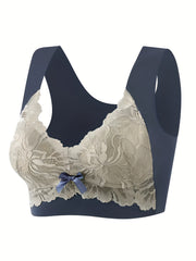 Lace Wireless Bra Comfortable & Breathable Women's Intimates
