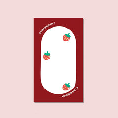 Strawberry Planner Memo Pad 15inch 50 Sheets Weekly Plan Stationery School Offic