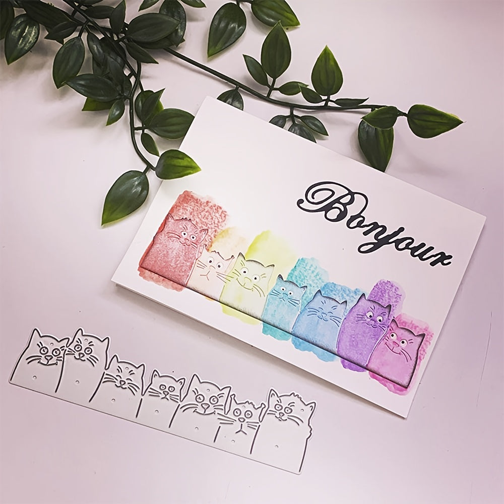 Cats Metal Cutting Dies for DIY Cards & Scrapbooks