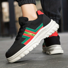 Men's Casual Slip On Woven Sneakers Breathable Non Slip Sneakers