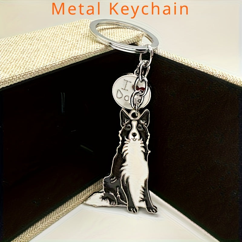 Shepherd Dog Keychain Pendant for Car Keys Backpacks Wallets