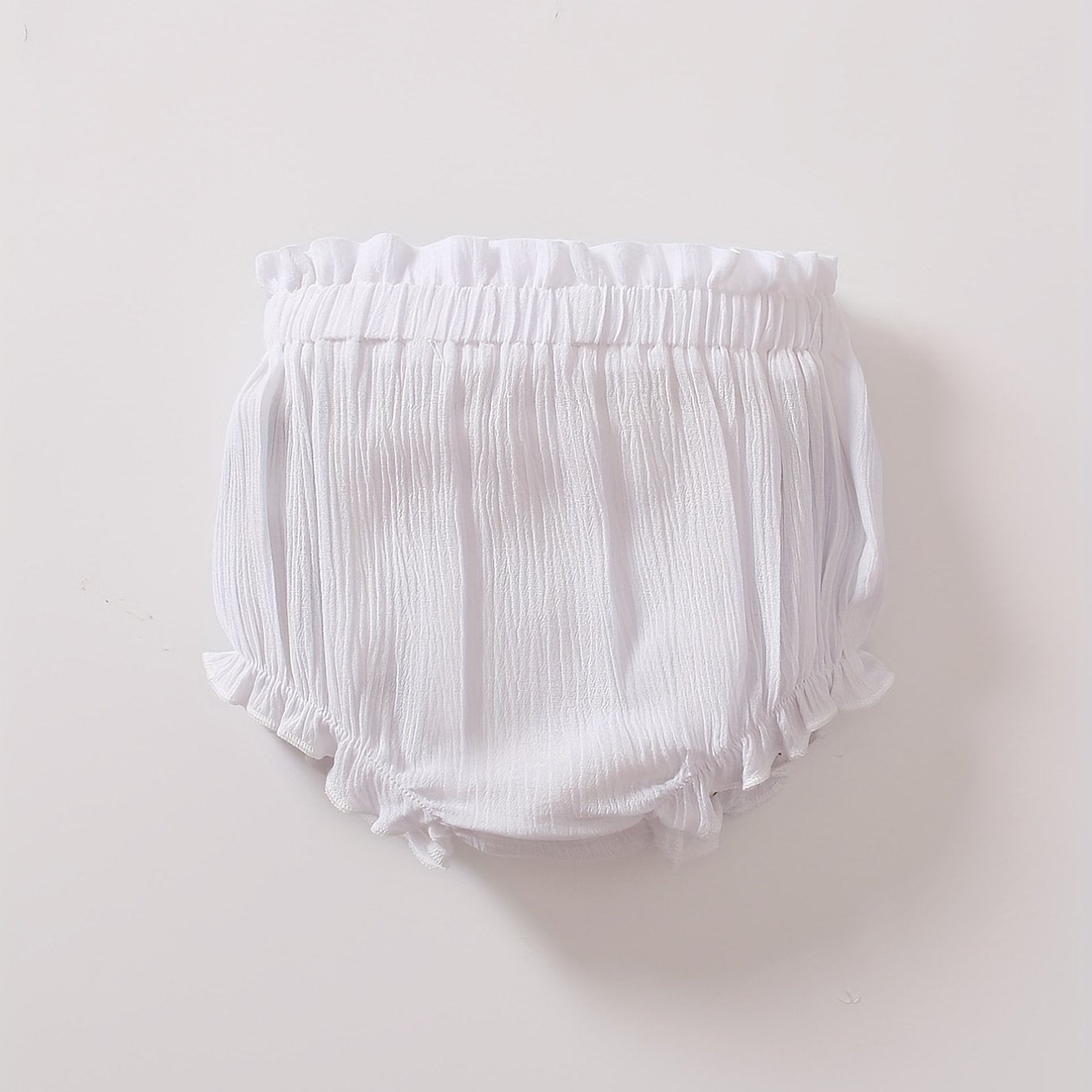 Toddler Baby Girl Boy Bloomer Shorts Ruffle Waist Loose Pants