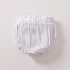 Toddler Baby Girl Boy Bloomer Shorts Ruffle Waist Loose Pants
