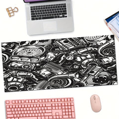 Automobile Car Parts Non Slip Rubber Mouse Pad 30x70cm