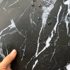 4pcs Marble Pattern Tile Stickers - Waterproof Non-slip Self-adhesive Wall