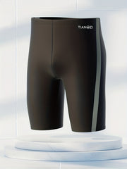 Men's Block Swim Trunks for Racing and Training
